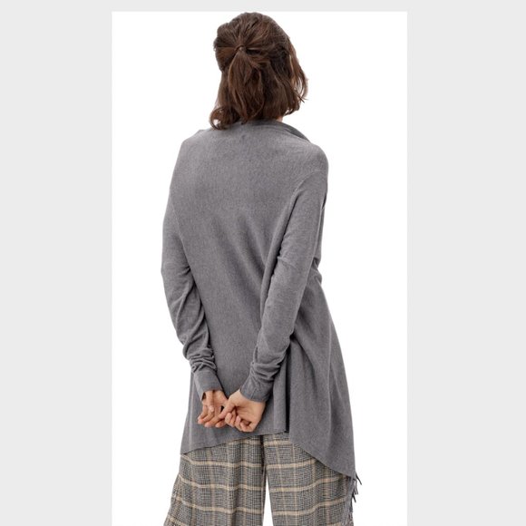 Love Stitch Soft Draped Fringe Cardigan-Medium - Picture 3 of 3